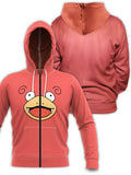 Fandomaniax - Slowpoke Unisex Zipped Hoodie