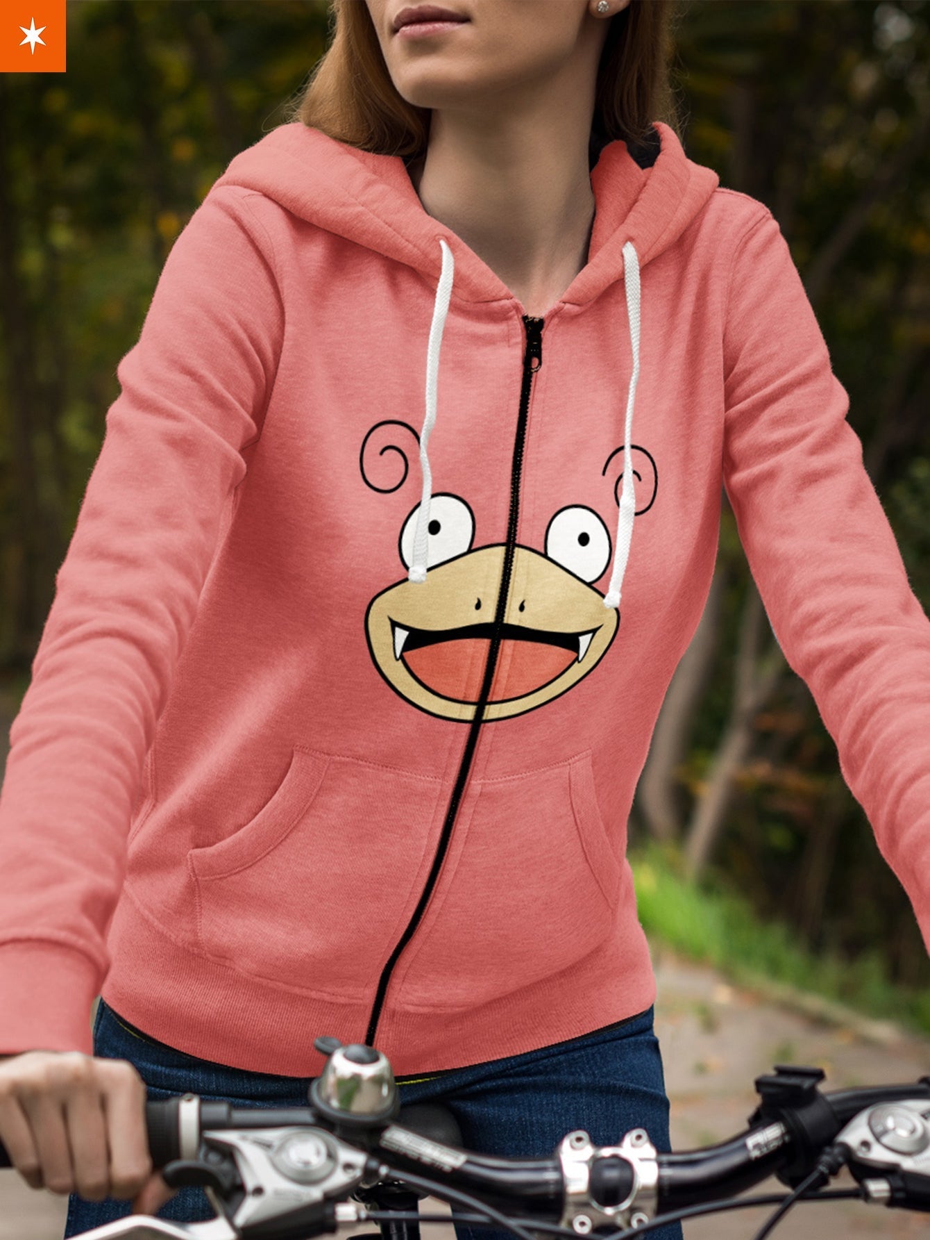 Fandomaniax - Slowpoke Unisex Zipped Hoodie