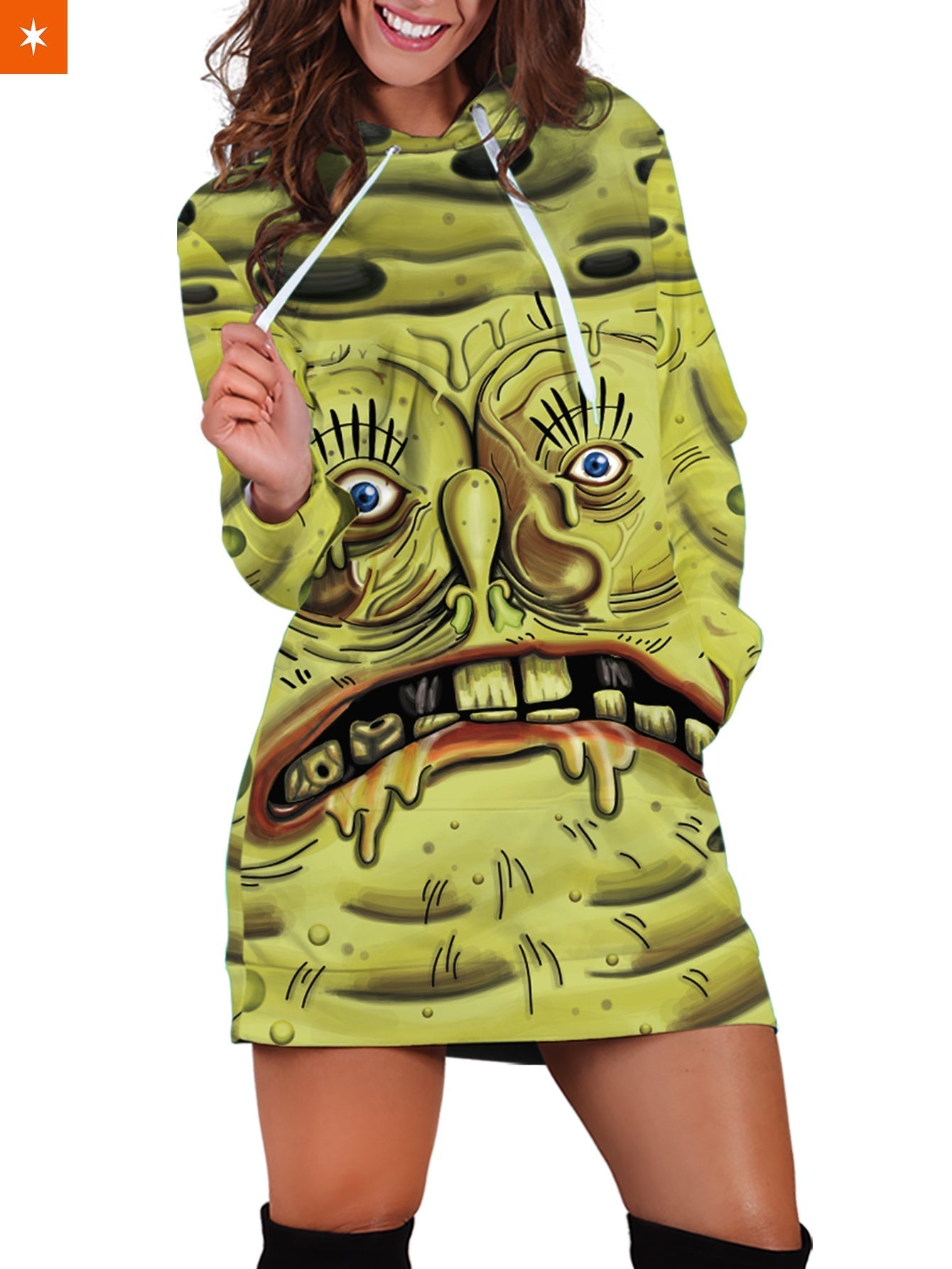 Fandomaniax - Snotbob Squarepants Hoodie Dress