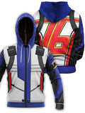 Fandomaniax - Soldier: 76 Unisex Zipped Hoodie