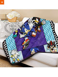 Fandomaniax - Sonic Trio Quilt Blanket