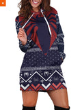 Fandomaniax - Spider Sense Christmas Hoodie Dress