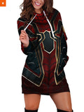 Fandomaniax - Spiderman Hoodie Dress