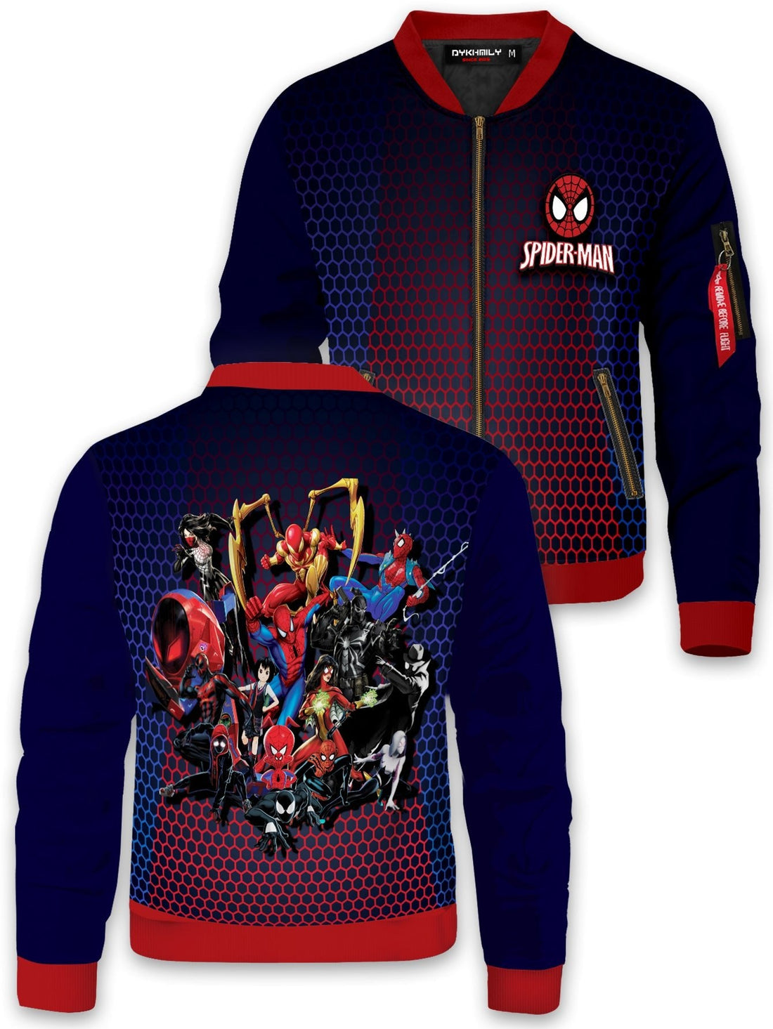 Fandomaniax - Spiderman Multiverse Bomber Jacket