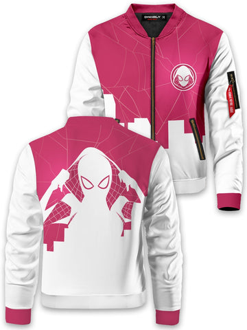 Fandomaniax - Spiderverse Gwen Bomber Jacket