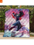 Fandomaniax - Spidey Miles - Signed Quilt Blanket