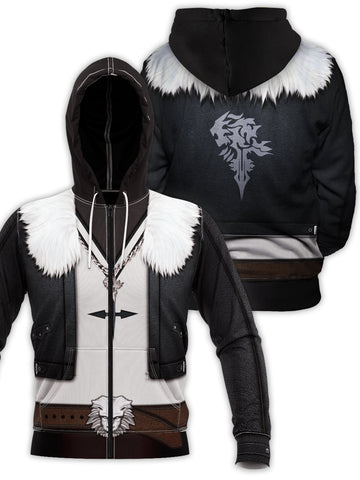 Fandomaniax - Squall Leonhart Unisex Zipped Hoodie