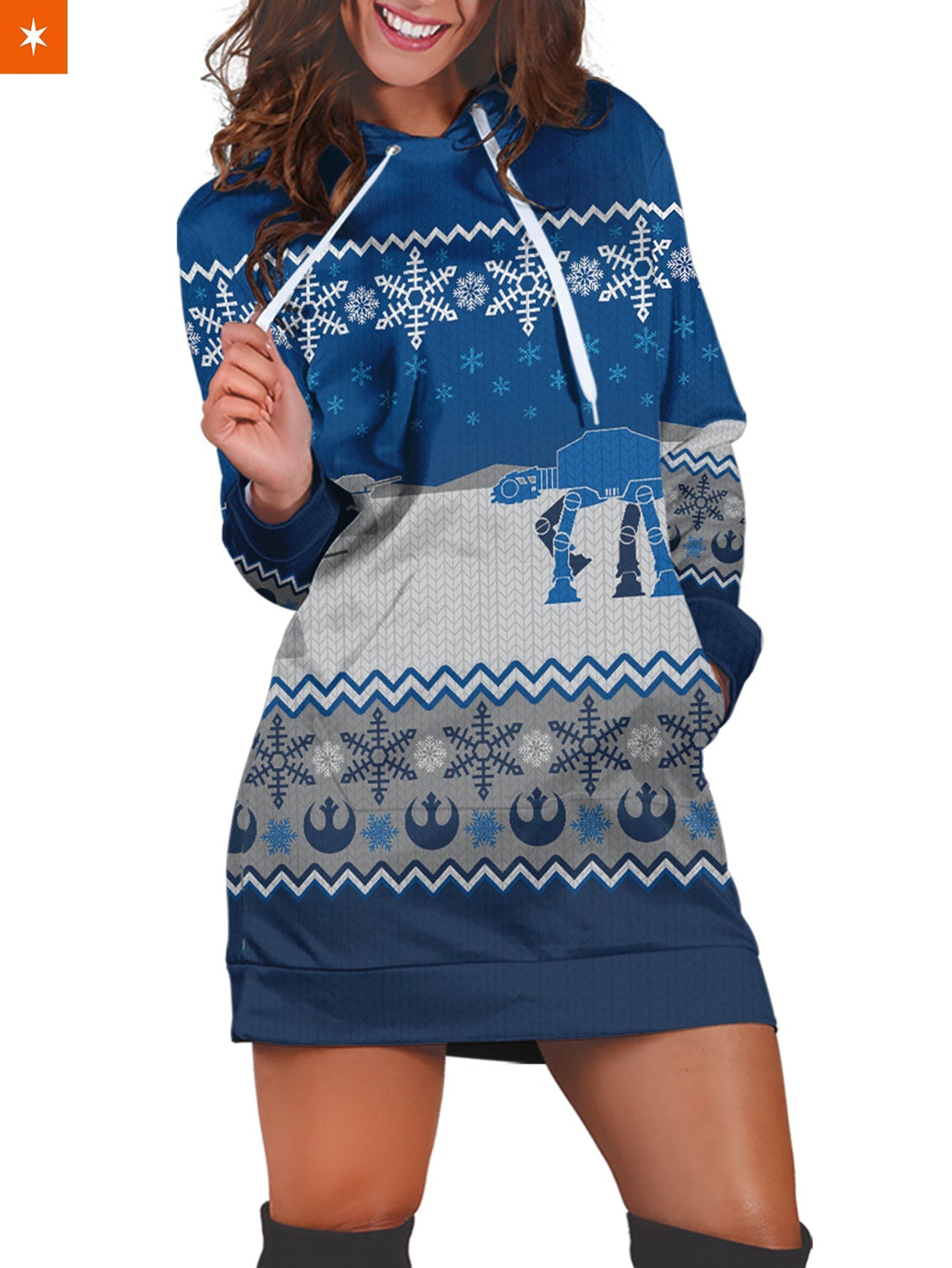 Fandomaniax - Star Wars Christmas Hoodie Dress