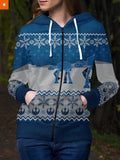 Fandomaniax - Star Wars Christmas Unisex Zipped Hoodie