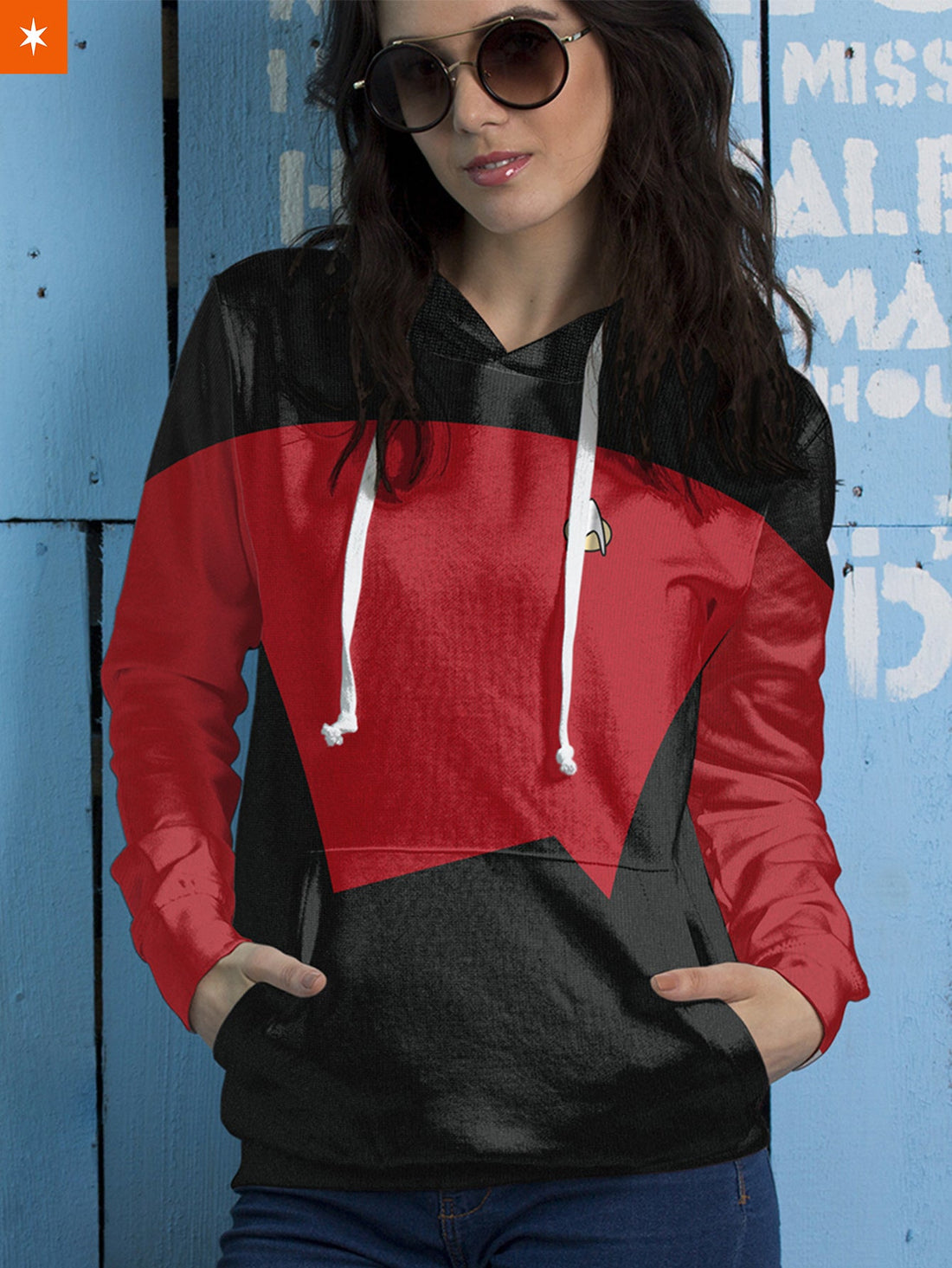 Fandomaniax - Starfleet Command Division Unisex Pullover Hoodie