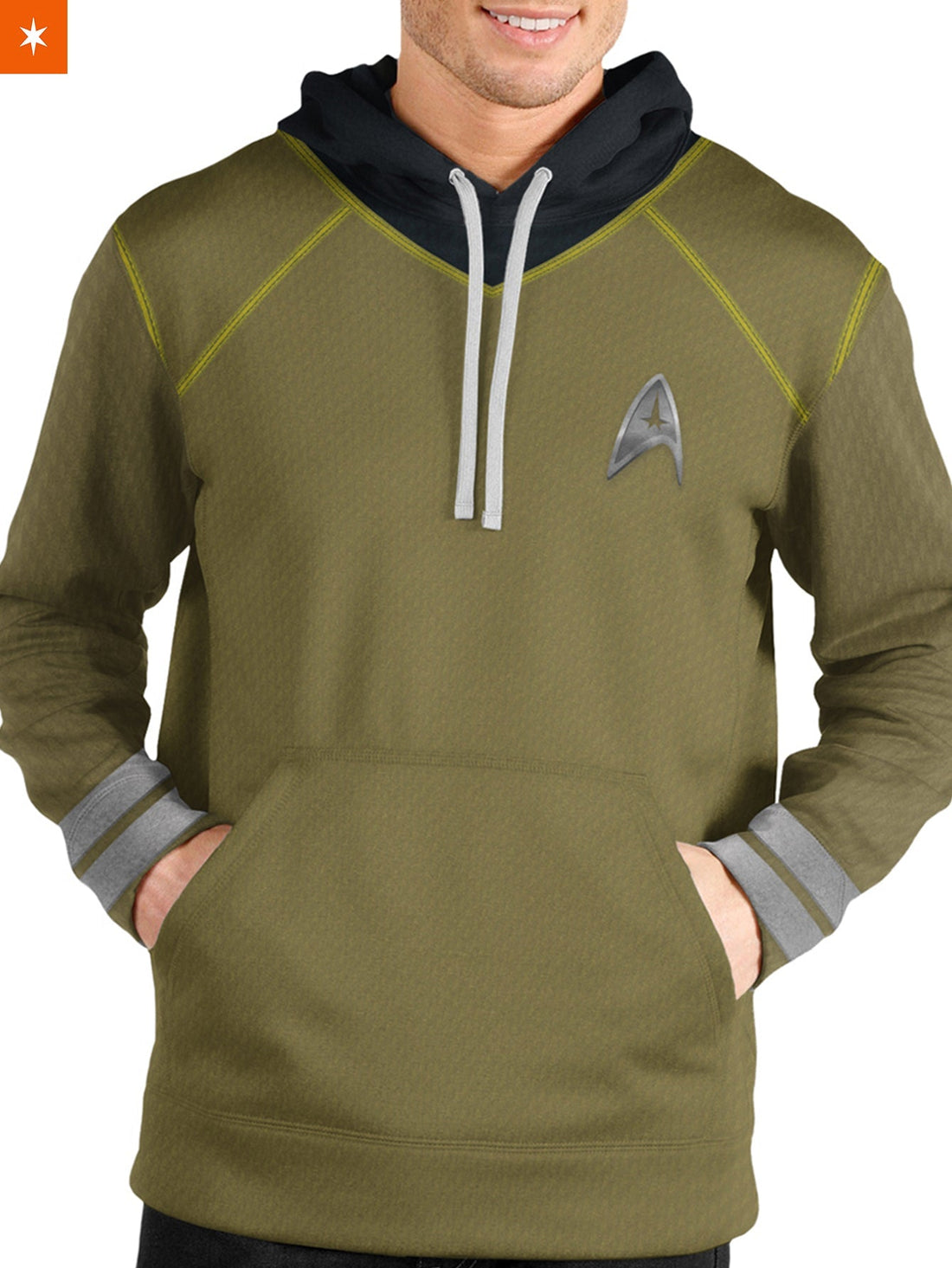 Fandomaniax - Starfleet Command Unisex Pullover Hoodie