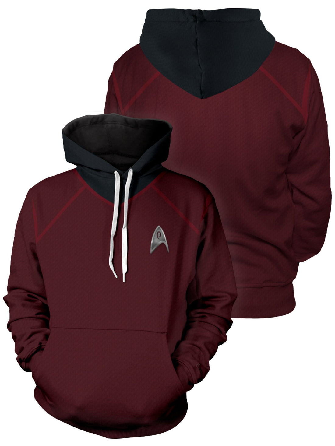 Fandomaniax - Starfleet Engineer Unisex Pullover Hoodie