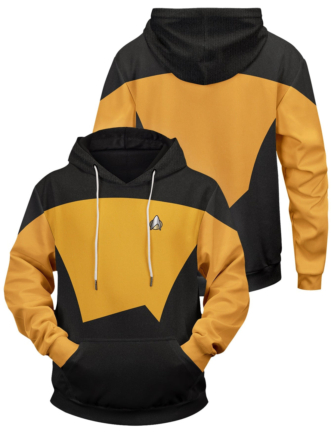 Fandomaniax - Starfleet Operations Division Unisex Pullover Hoodie