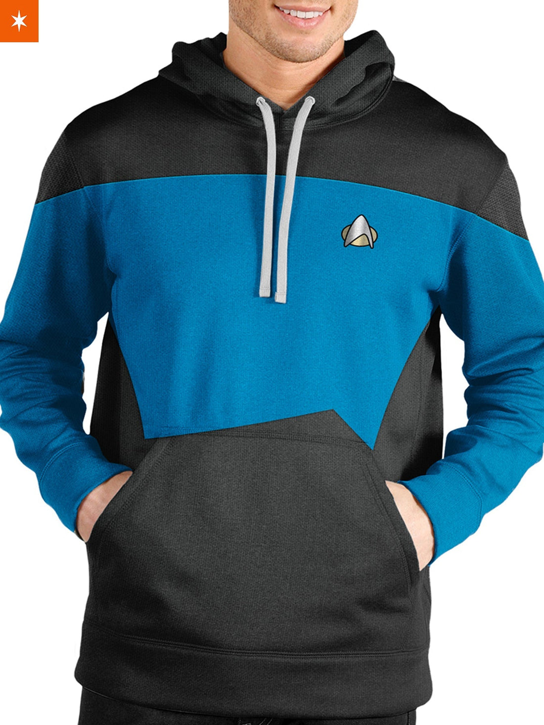 Fandomaniax - Starfleet Science Division Unisex Pullover Hoodie