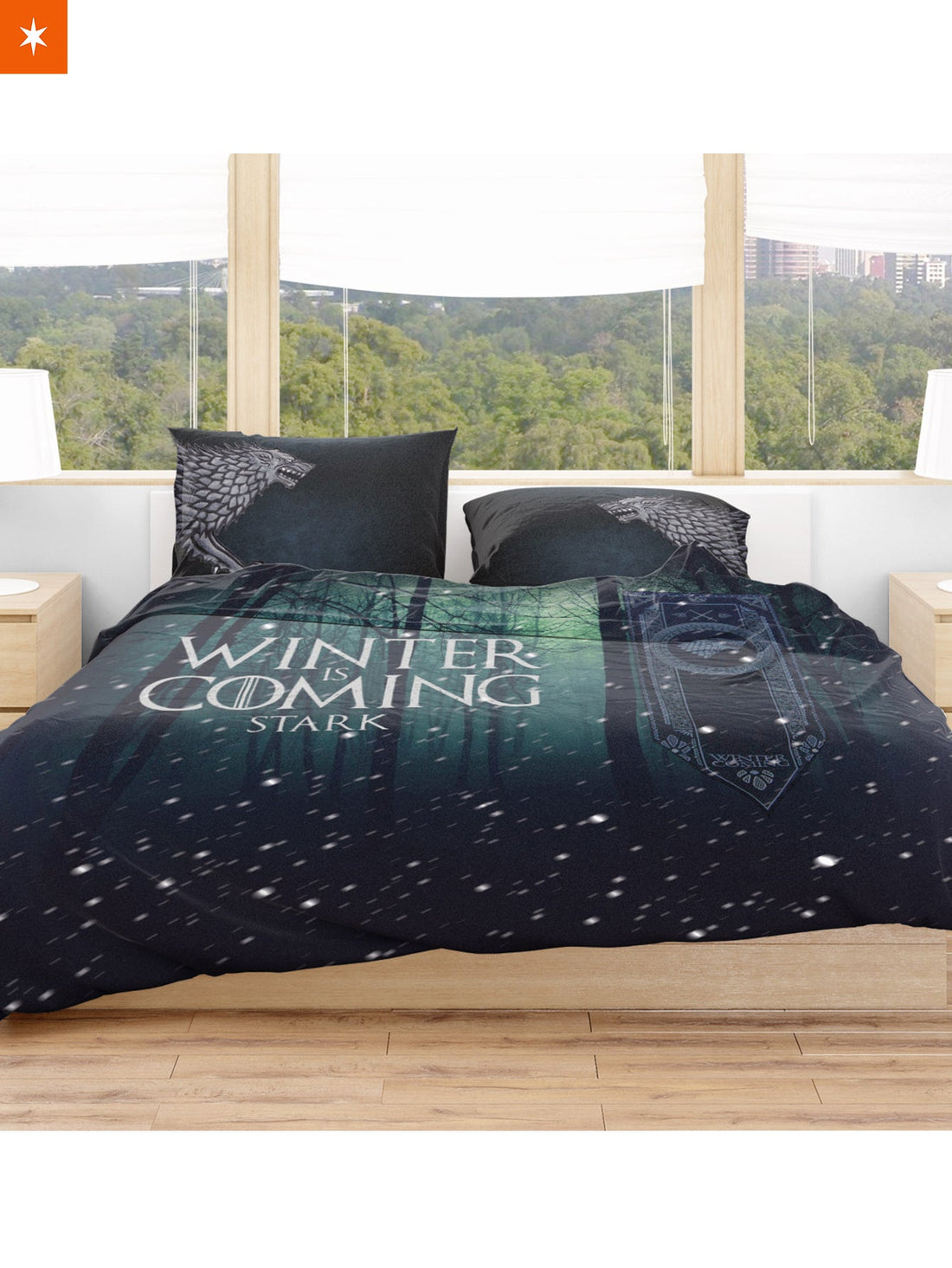 Fandomaniax - Stark Banner Bedding Set