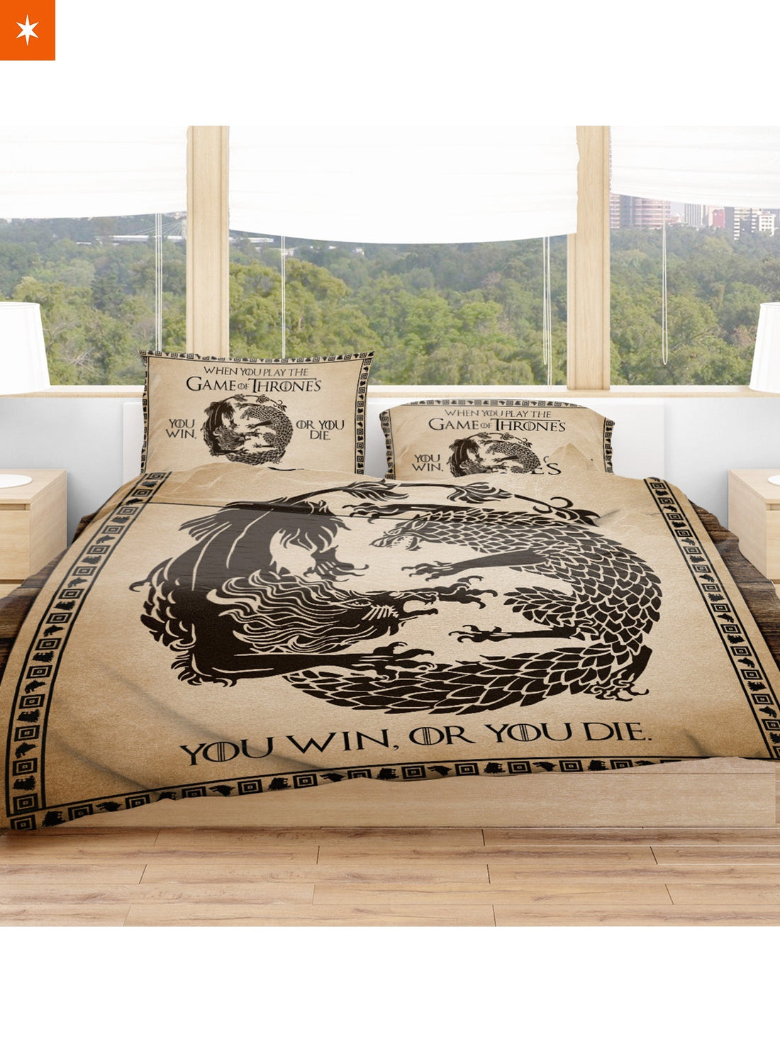 Fandomaniax - Stark X Lannister Bedding Set