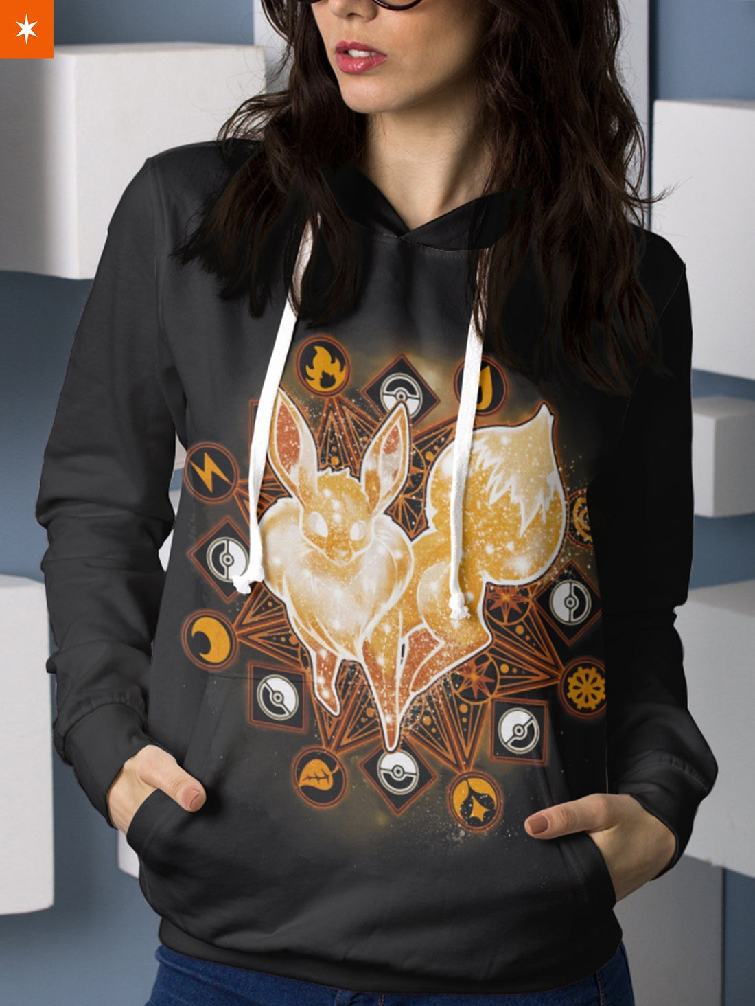 Fandomaniax - Starry Eeveelution Unisex Pullover Hoodie