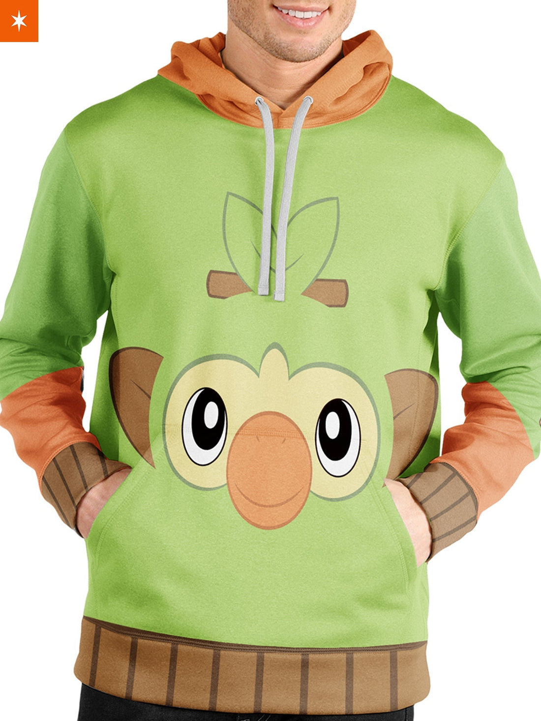 Fandomaniax - Starter Grookey Unisex Pullover Hoodie