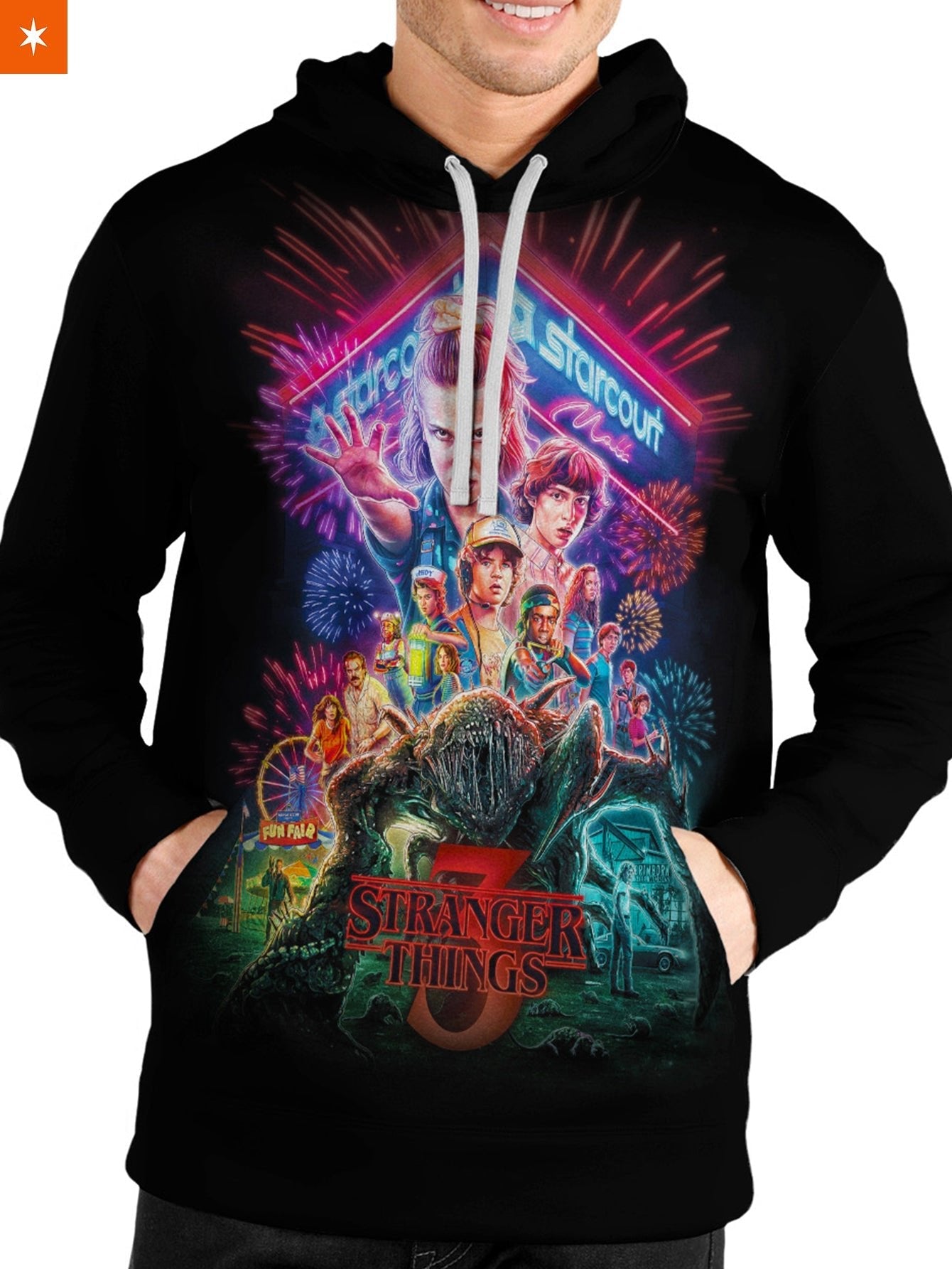 Fandomaniax - Stranger Things Unisex Pullover Hoodie