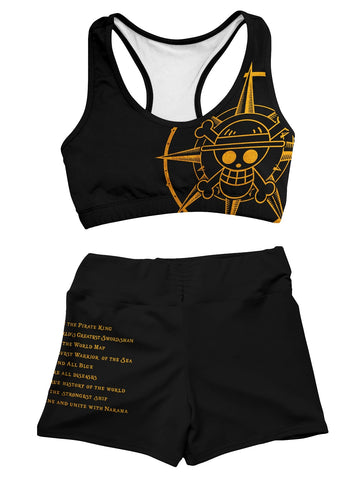 Fandomaniax - Straw Hat Grand Fleet Active Wear Set