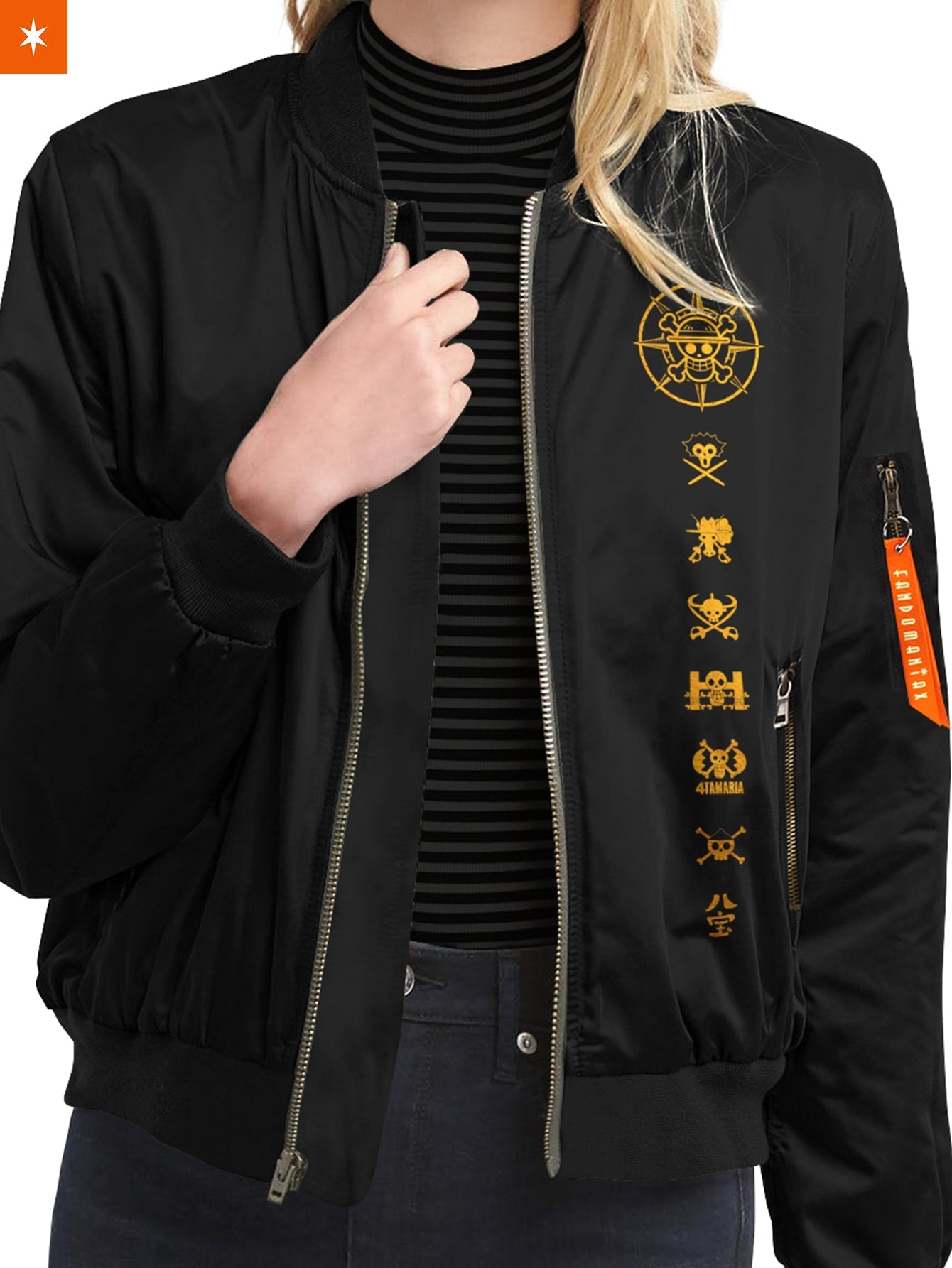 Fandomaniax - [Buy 1 Get 1 SALE] Straw Hat Grand Fleet Bomber Jacket