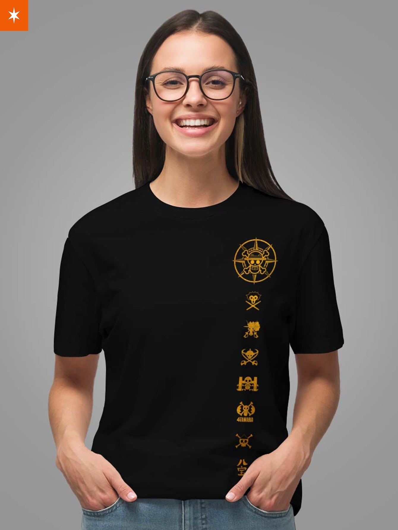 Fandomaniax - [Buy 1 Get 1 SALE] Straw Hat Grand Fleet Unisex T-Shirt