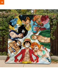 Fandomaniax - Strawhat Crew Quilt Blanket