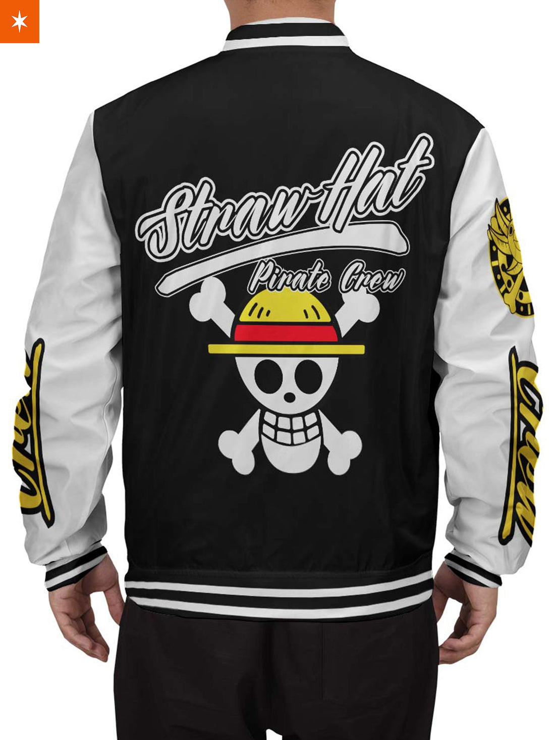 Fandomaniax - Strawhat Jersey V2 Bomber Jacket