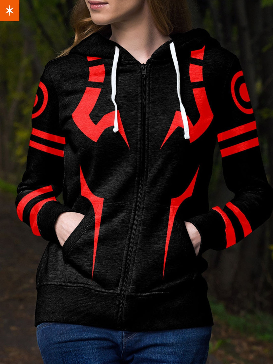 Fandomaniax - Sukuna V2 Unisex Zipped Hoodie