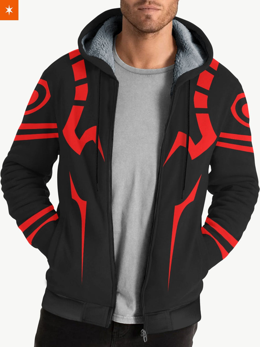 Fandomaniax - Sukuna V2 Velvet Hoodie