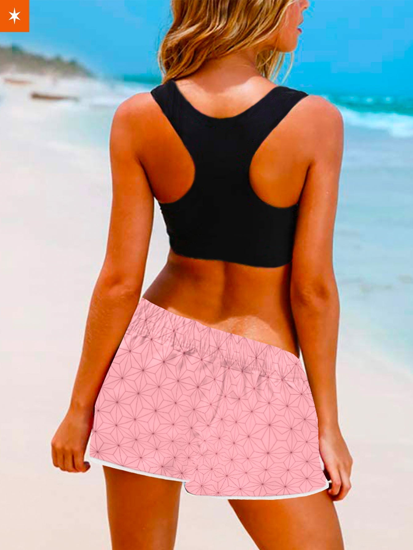 Fandomaniax - Summer Nezuko Women Beach Shorts