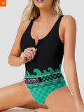 Fandomaniax - Summer Tanjiro One Piece Swimsuit