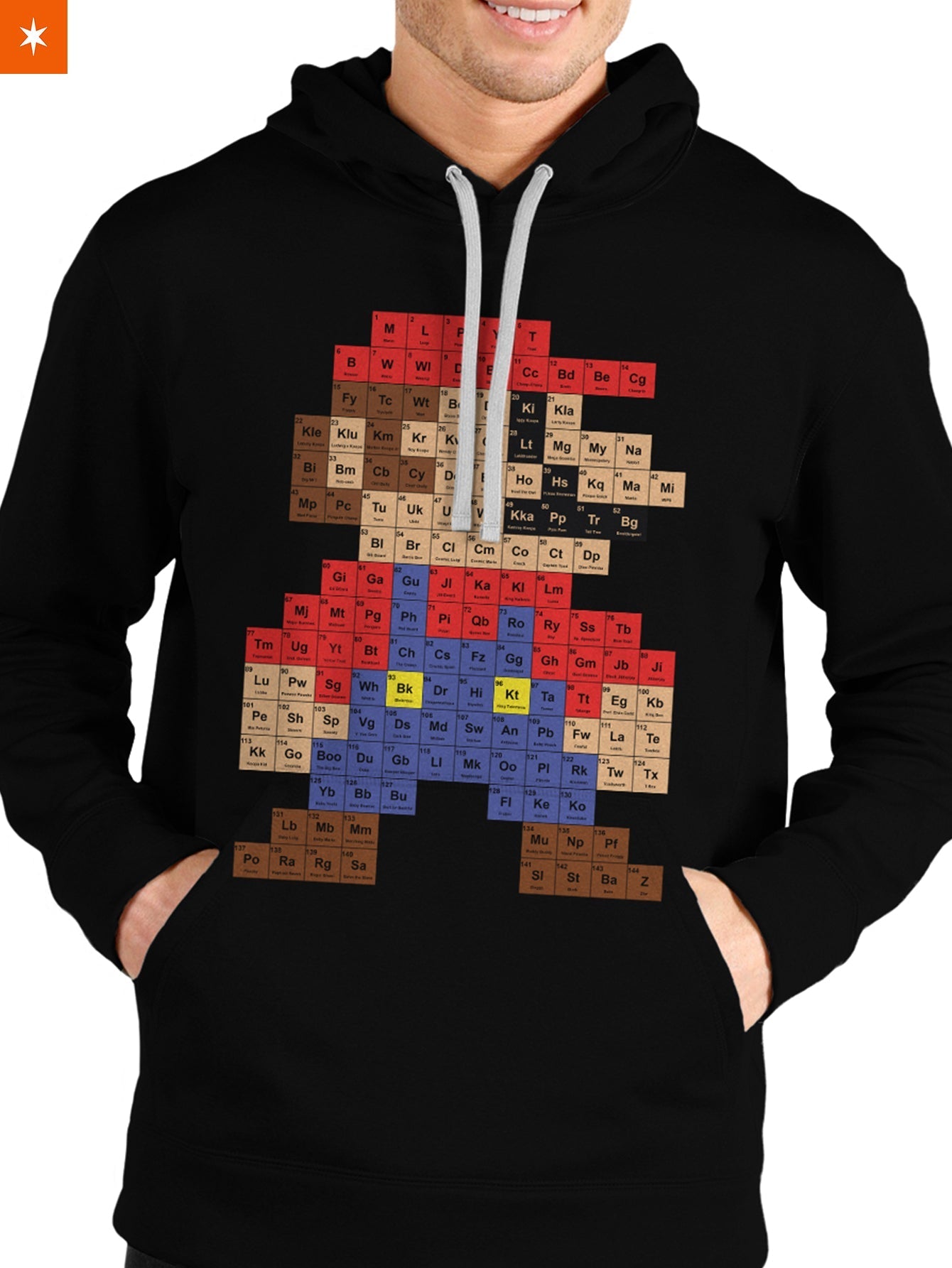 Fandomaniax - Super Mario Elements Unisex Pullover Hoodie