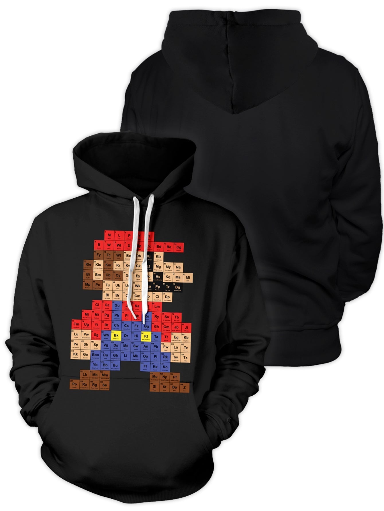 Fandomaniax - Super Mario Elements Unisex Pullover Hoodie