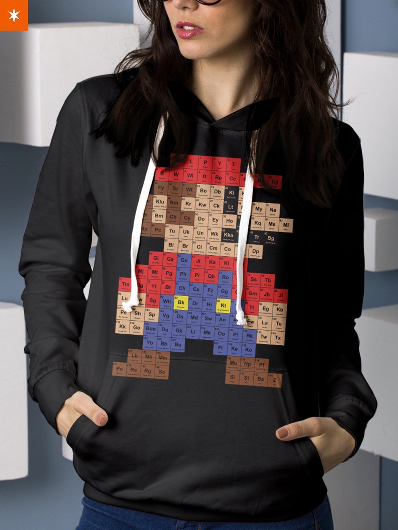 Fandomaniax - Super Mario Elements Unisex Pullover Hoodie