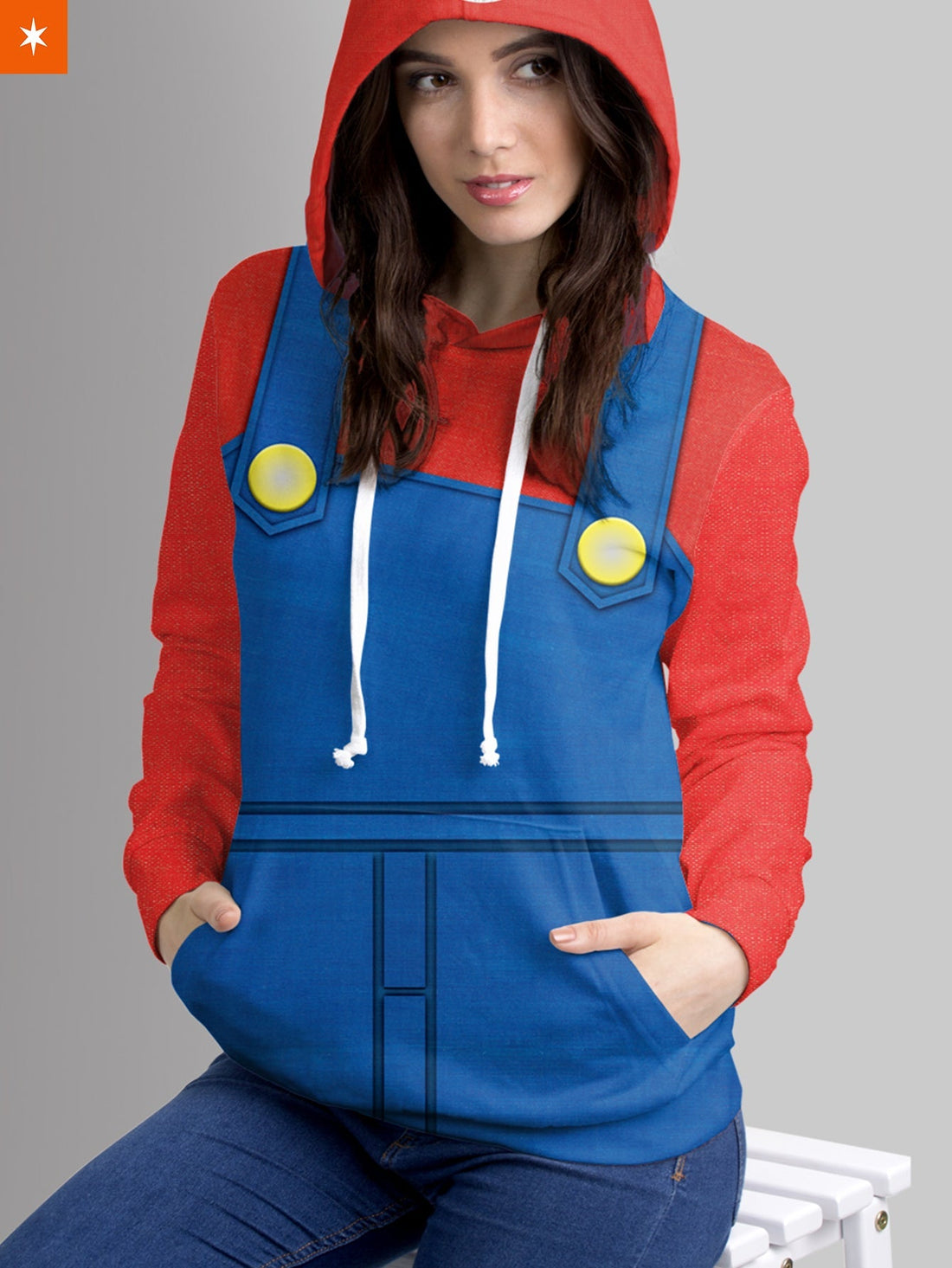 Fandomaniax - Super Mario Unisex Pullover Hoodie