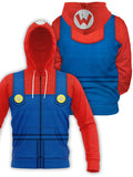 Fandomaniax - Super Mario Unisex Zipped Hoodie