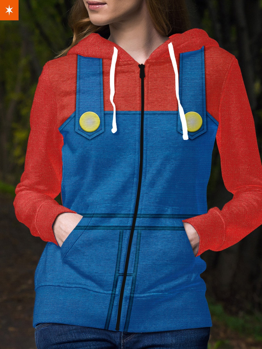 Fandomaniax - Super Mario Unisex Zipped Hoodie