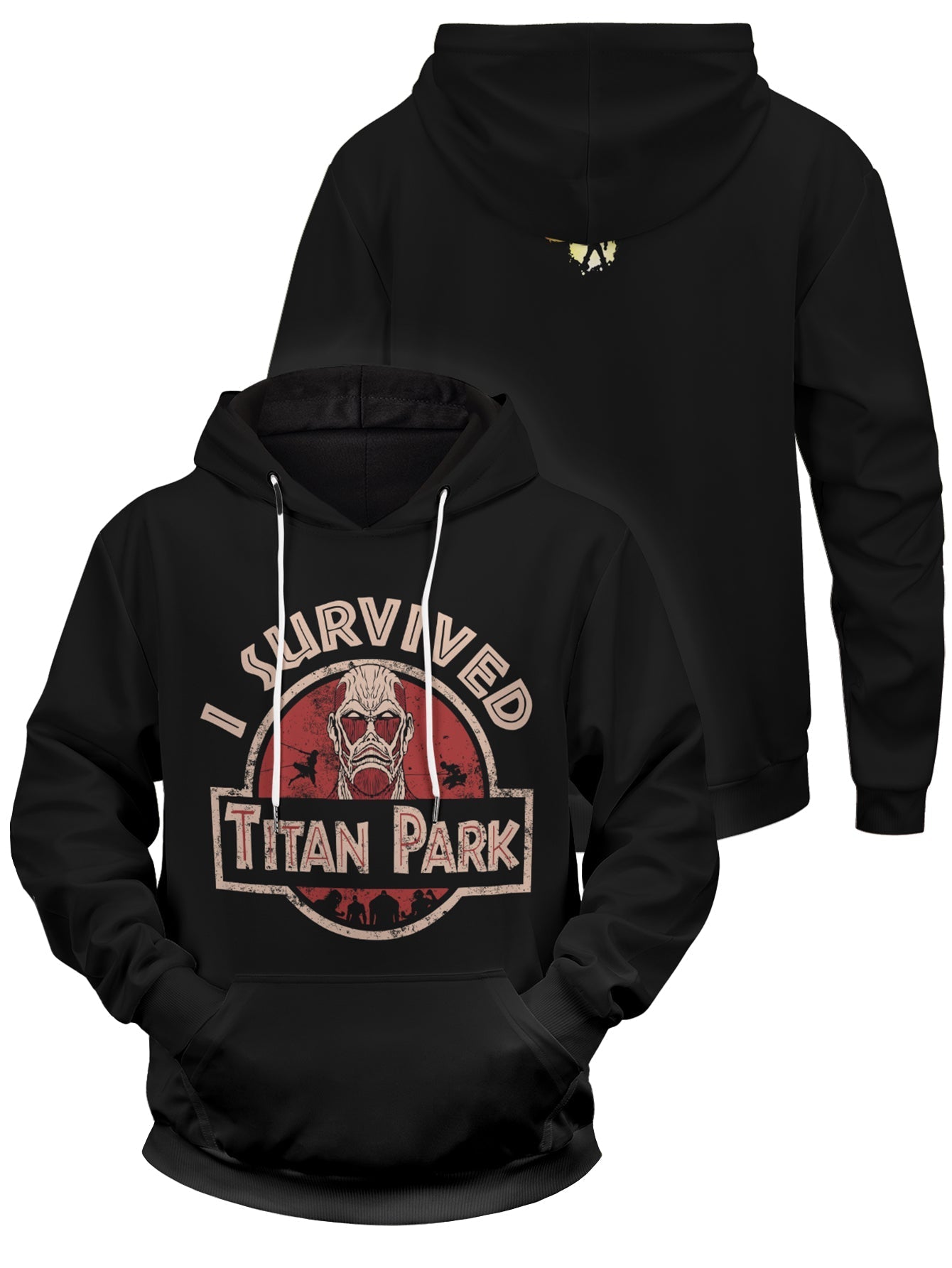 Fandomaniax - Survived Attack on Titan Unisex Pullover Hoodie