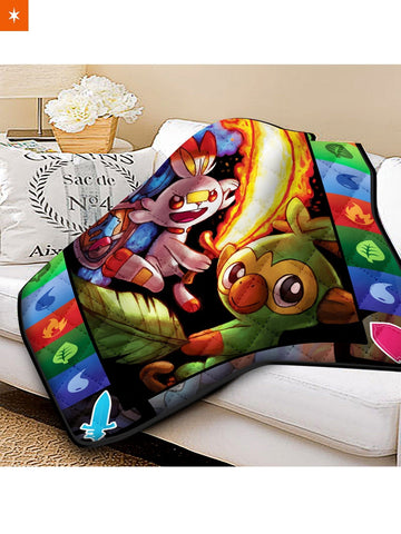 Fandomaniax - Sword & Shield Quilt Blanket