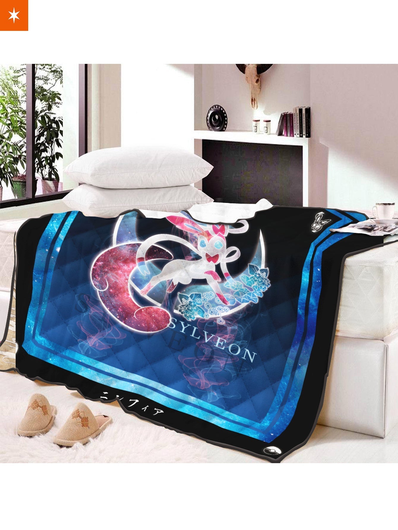 Fandomaniax - Sylveon Spirit Quilt Blanket