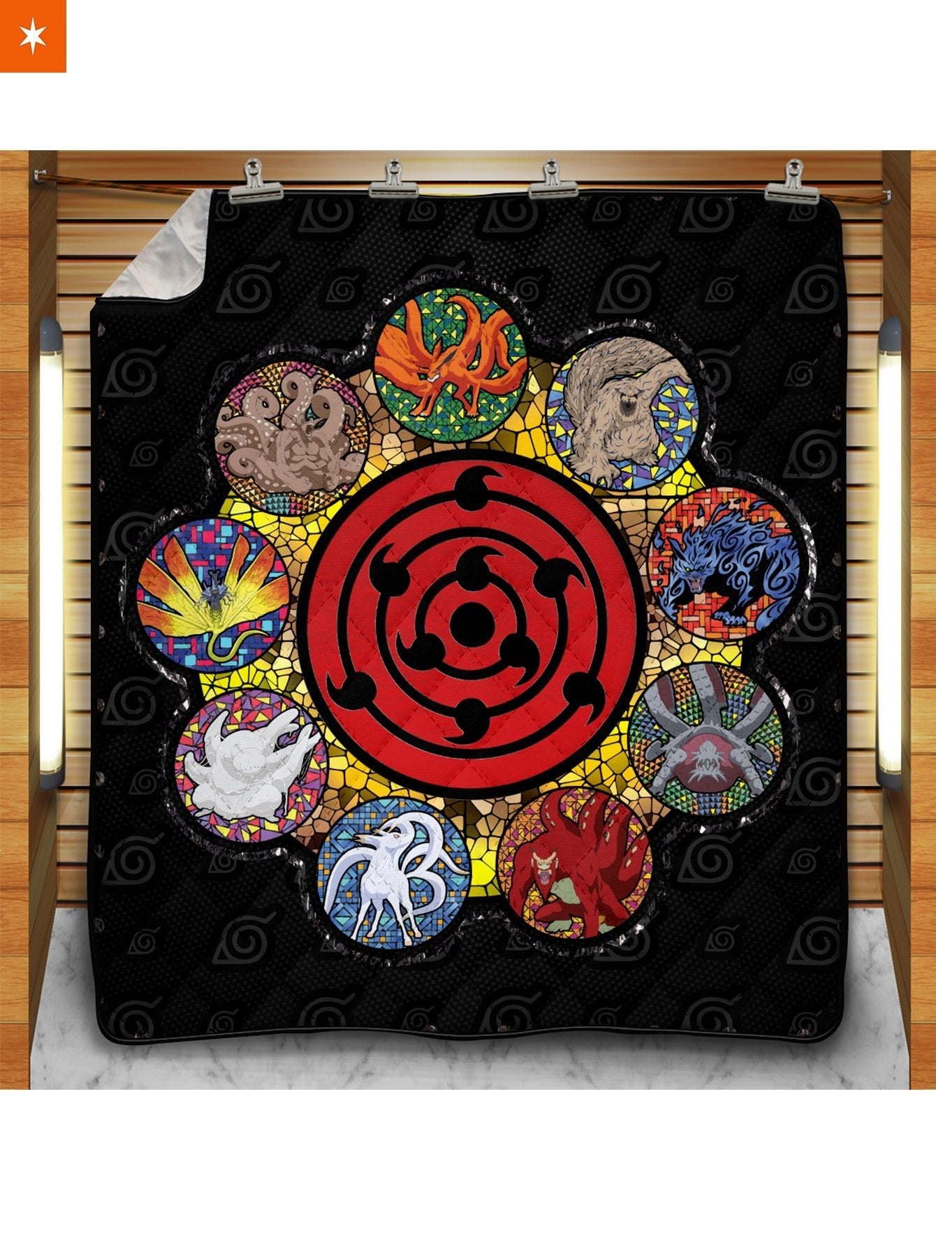 Fandomaniax - Tailed Beast Quilt Blanket