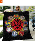 Fandomaniax - Tailed Beast Quilt Blanket