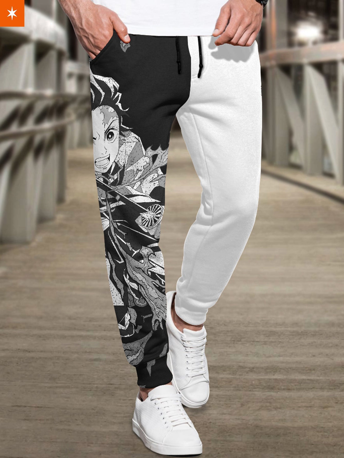 Fandomaniax - Tanjiro Cool Jogger Pants