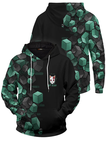 Fandomaniax - Tanjiro Cube Unisex Pullover Hoodie