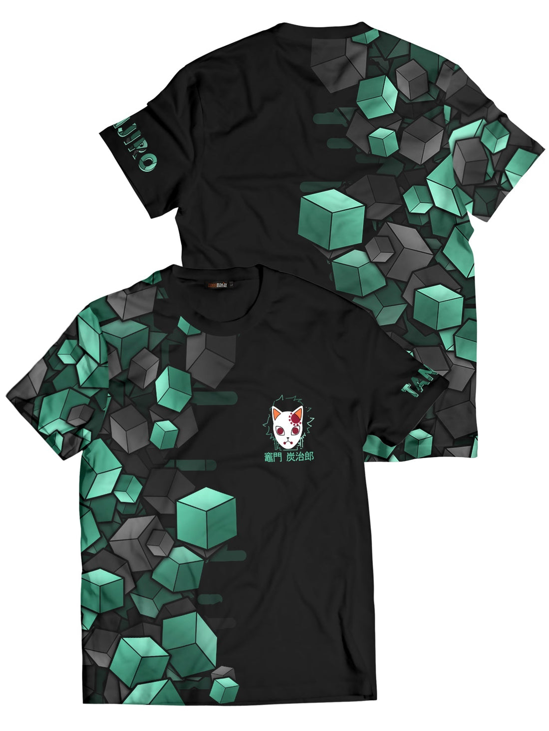 Fandomaniax - Tanjiro Cube Unisex T-Shirt