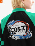 Fandomaniax - Tanjiro Jersey Bomber Jacket