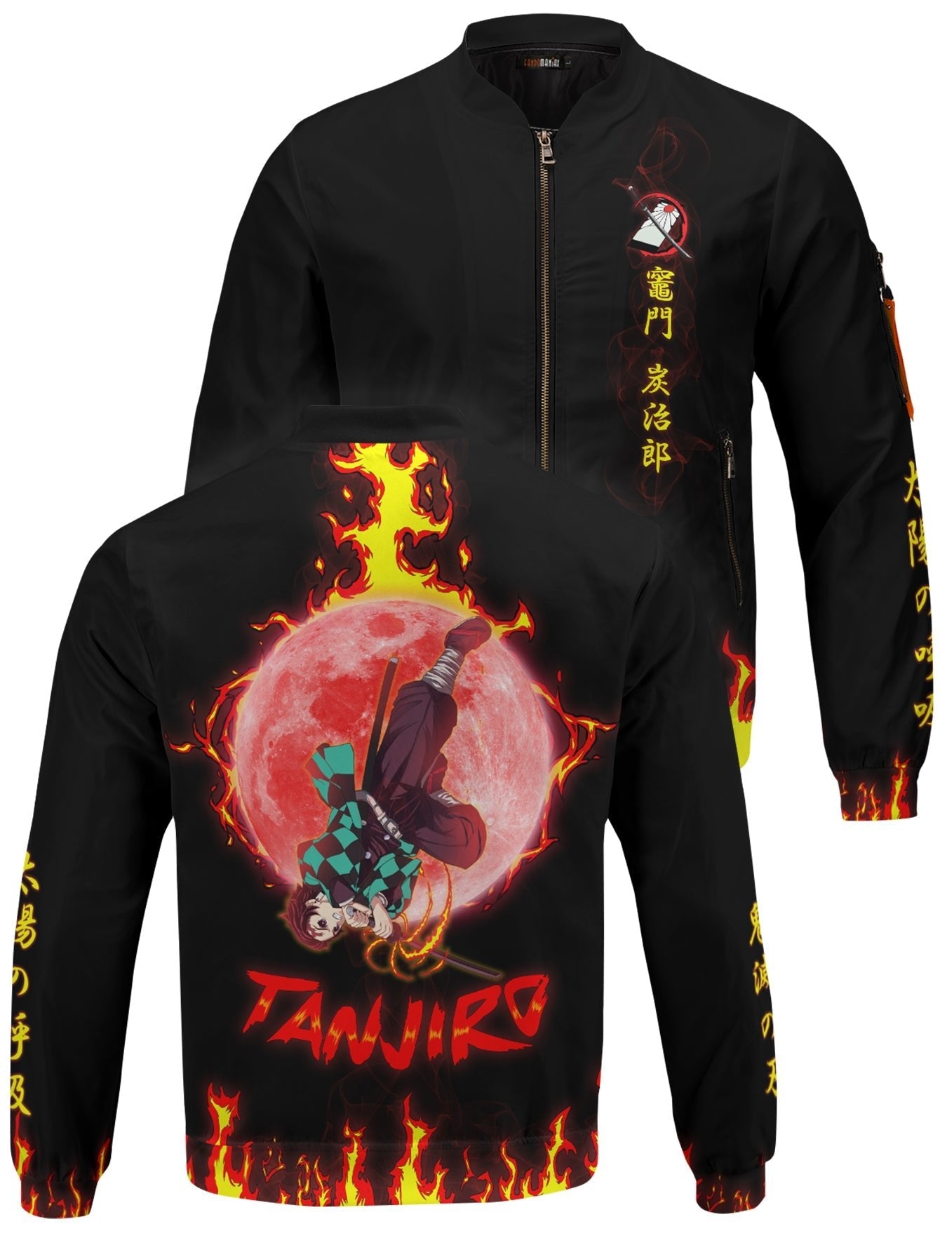 Fandomaniax - Tanjiro Moonfall Bomber Jacket