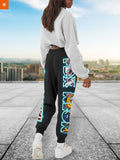 Fandomaniax - Tanjiro Neon Jogger Pants