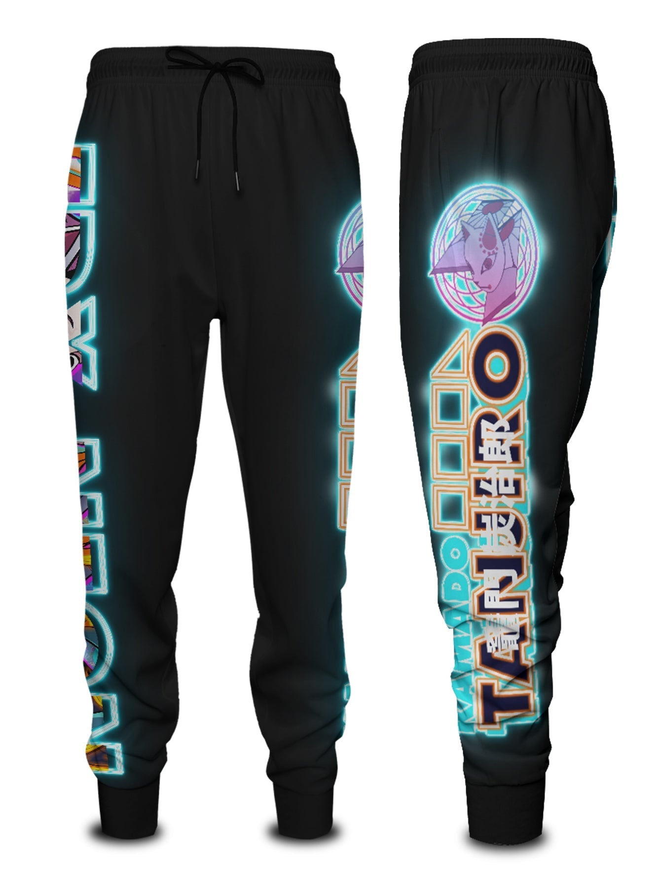 Fandomaniax - Tanjiro Neon Jogger Pants